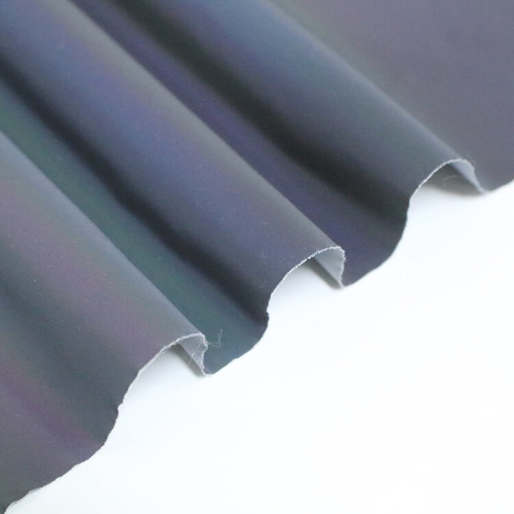 Iridescent Polyester Fabric for Trench Coat Wholesale Supplier 3